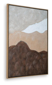 Fanthorne Tan/Brown/White Wall Art - A8000500