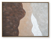 Fanthorne Tan/Brown/White Wall Art - A8000500