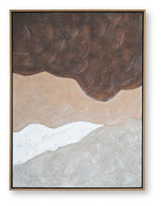 Fanthorne Tan/Brown/White Wall Art - A8000500