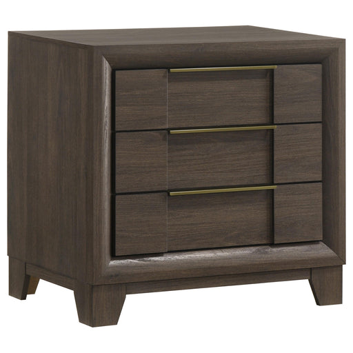 Farre 2-drawer Nightstand Bedside Table Dark Brown - 225322