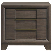 Farre 2-drawer Nightstand Bedside Table Dark Brown - 225322