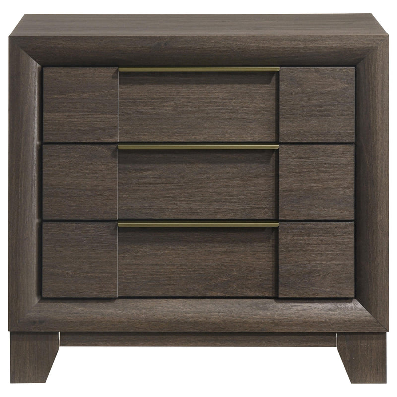 Farre 2-drawer Nightstand Bedside Table Dark Brown - 225322