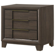 Farre 2-drawer Nightstand Bedside Table Dark Brown - 225322