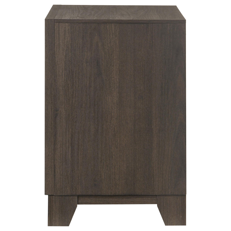 Farre 2-drawer Nightstand Bedside Table Dark Brown - 225322