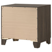 Farre 2-drawer Nightstand Bedside Table Dark Brown - 225322