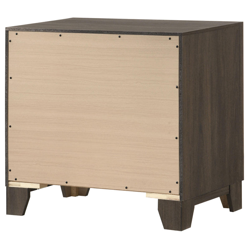 Farre 2-drawer Nightstand Bedside Table Dark Brown - 225322
