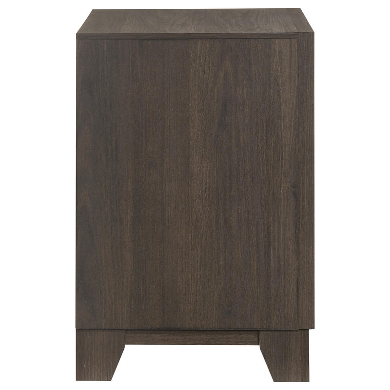 Farre 2-drawer Nightstand Bedside Table Dark Brown - 225322