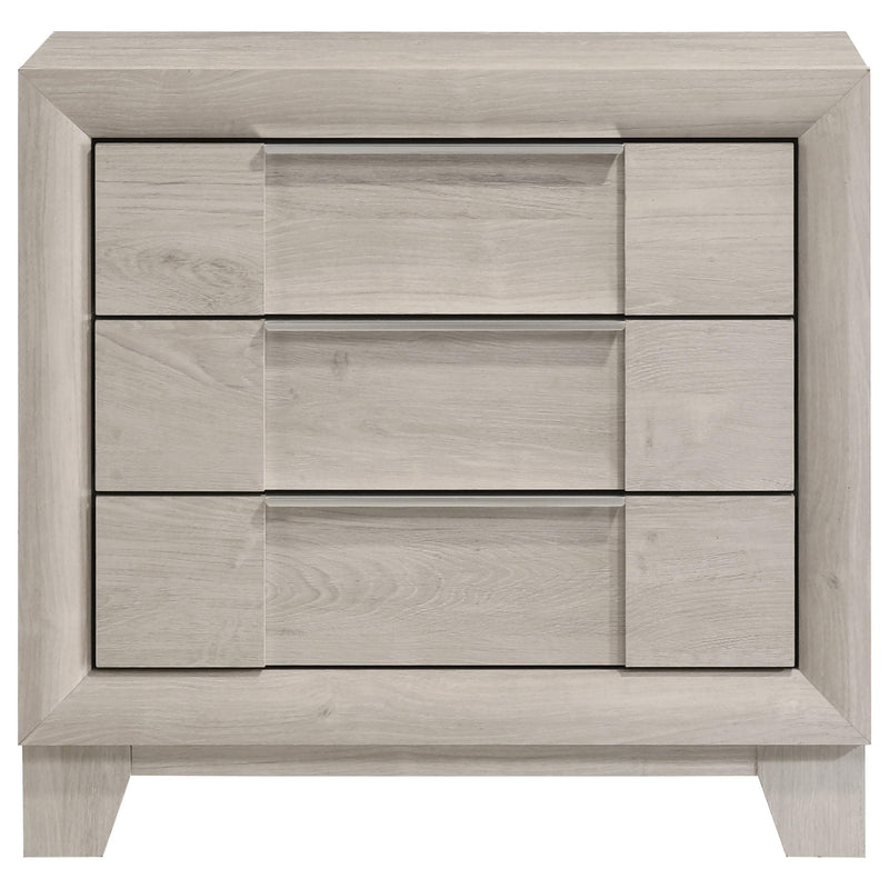 Farre 2-drawer Nightstand Bedside Table Washed Grey - 225112