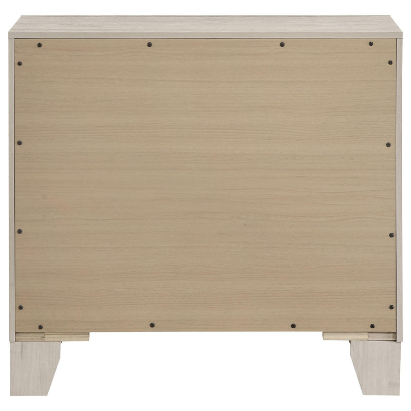 Farre 2-drawer Nightstand Bedside Table Washed Grey - 225112