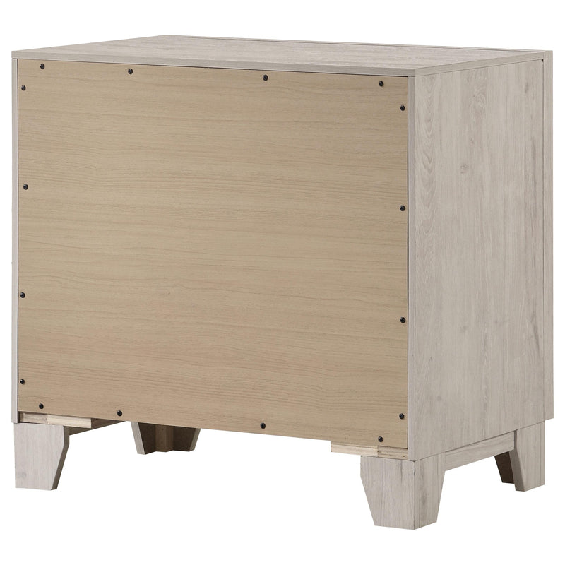 Farre 2-drawer Nightstand Bedside Table Washed Grey - 225112