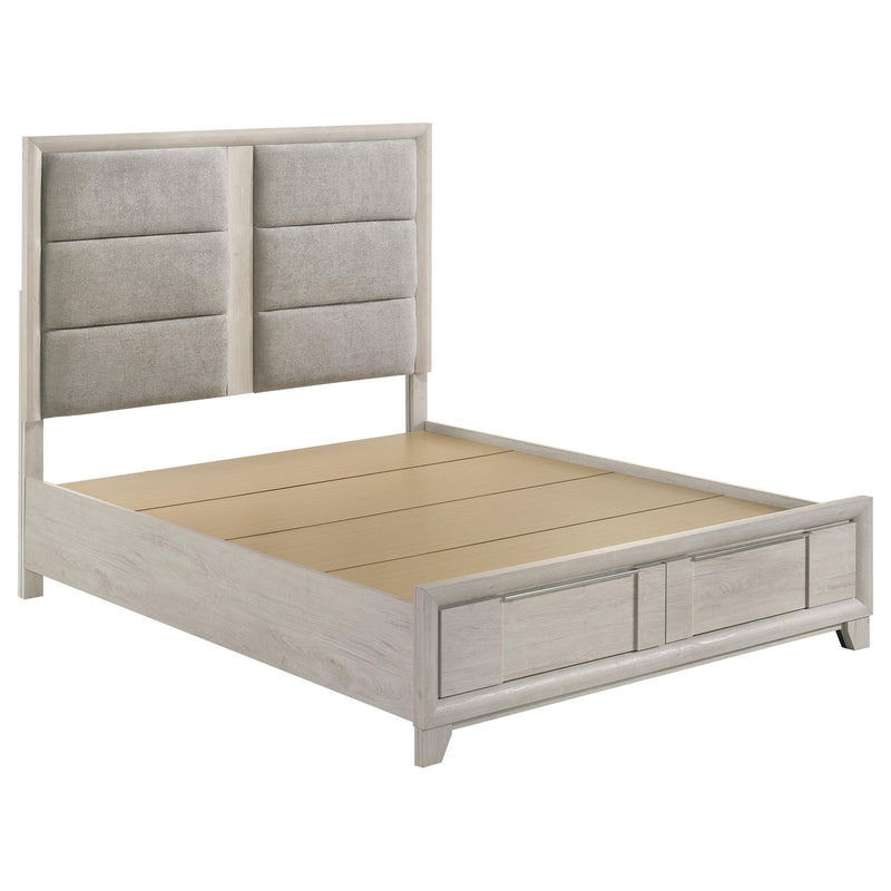 Farre 4-piece Queen Bedroom Set Washed Grey - 225110Q-S4
