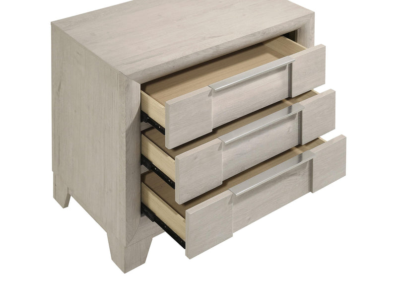 Farre 4-piece Queen Bedroom Set Washed Grey - 225111Q-S4