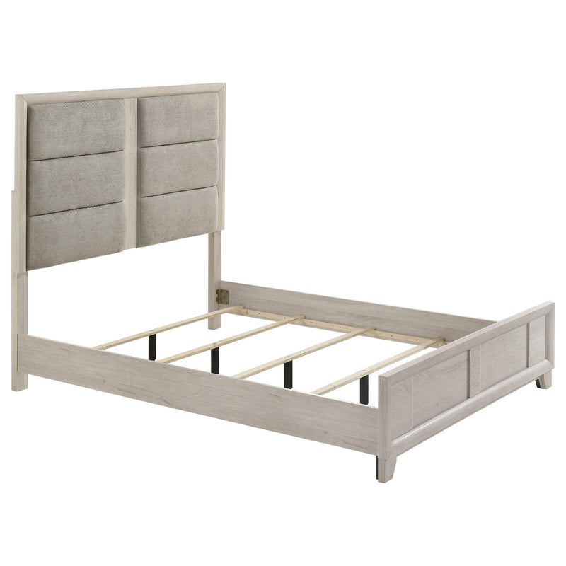 Farre 4-piece Queen Bedroom Set Washed Grey - 225111Q-S4