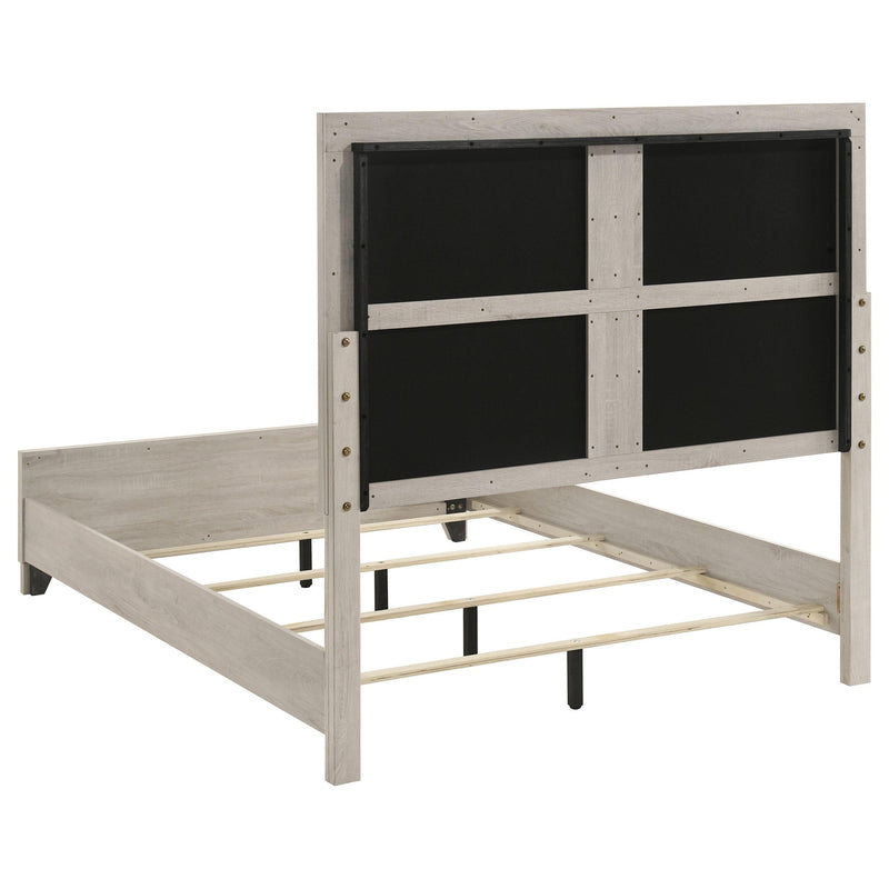 Farre 4-piece Queen Bedroom Set Washed Grey - 225111Q-S4