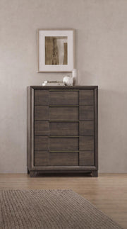 Farre 5-drawer Chest of Drawers Dark Brown - 225325