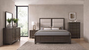 Farre 5-piece Eastern King Bedroom Set Dark Brown - 225321KE-S5