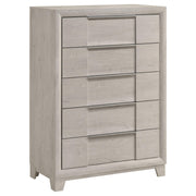 Farre 5-piece Queen Bedroom Set Washed Grey - 225111Q-S5