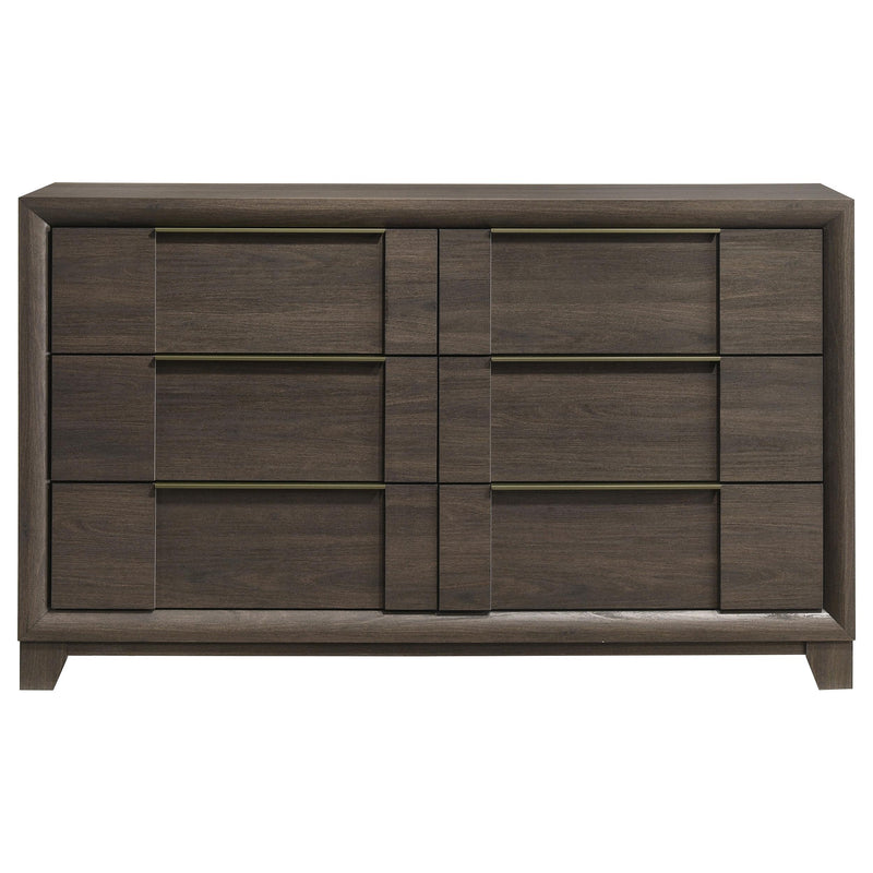Farre 6-drawer Dresser Dark Brown - 225323