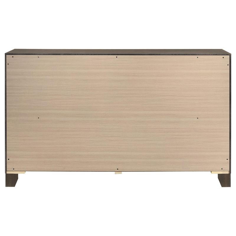 Farre 6-drawer Dresser Dark Brown - 225323