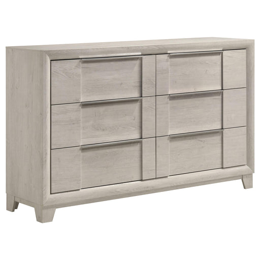 Farre 6-drawer Dresser Washed Grey - 225113