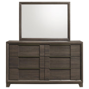 Farre 6-drawer Dresser with Mirror Dark Brown - 225323M