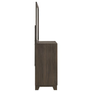 Farre 6-drawer Dresser with Mirror Dark Brown - 225323M