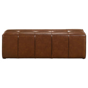Farrell Leatherette Upholstered Bench Brown - 919230
