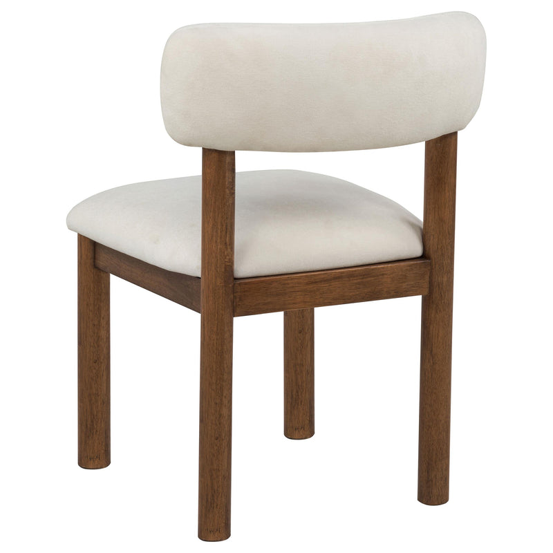 Faulkner 5-piece 48-inch Round Dining Set Cream - 115600-S5A