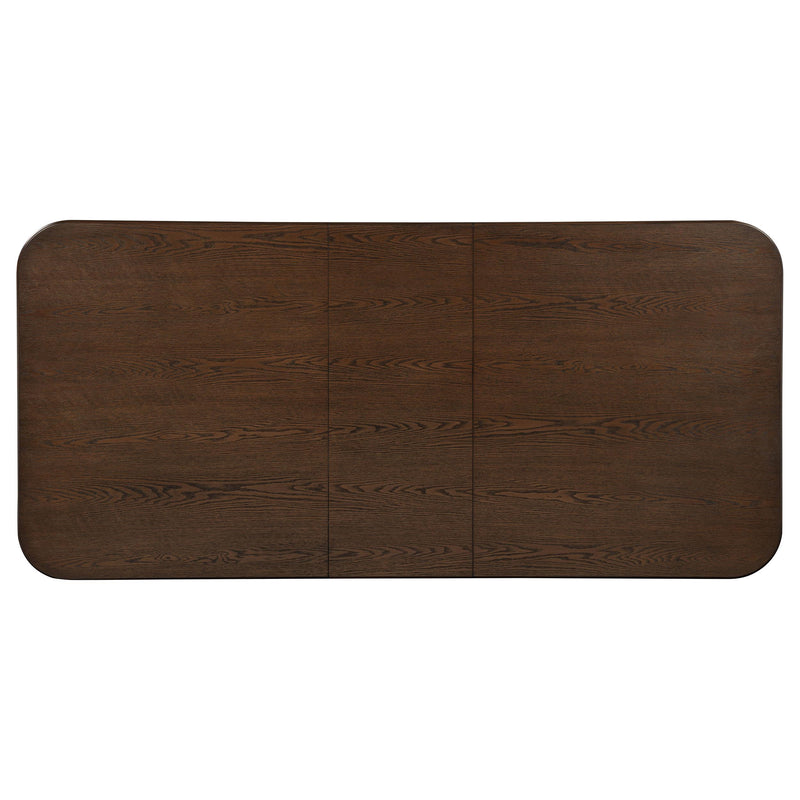 Faulkner 84-inch Extension Wood Dining Table Brown Oak - 115601