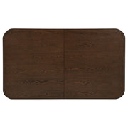 Faulkner 84-inch Extension Wood Dining Table Brown Oak - 115601