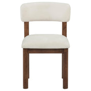 Faulkner Upholstered Dining Side Chair Cream (Set of 2) - 115602CRM