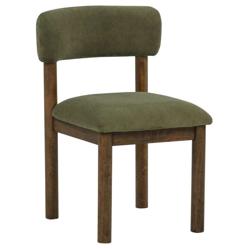 Faulkner Upholstered Dining Side Chair Moss Green (Set of 2) - 115602MOS