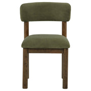 Faulkner Upholstered Dining Side Chair Moss Green (Set of 2) - 115602MOS