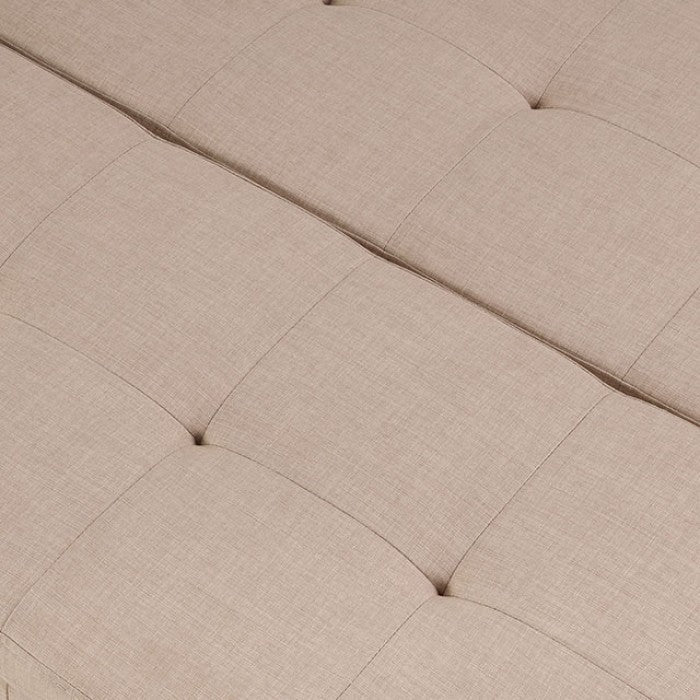 Fazio Beige Ottoman - CM-AC365BG