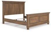 Feddinger California King Panel Bed with Dresser in Medium Brown - PKG022330