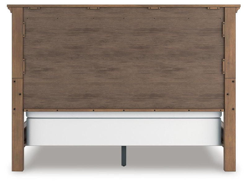 Feddinger California King Panel Bed with Dresser in Medium Brown - PKG022330