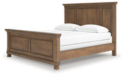 Feddinger California King Panel Bed with Dresser in Medium Brown - PKG022330