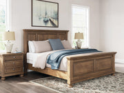 Feddinger California King Panel Bed with Dresser in Medium Brown - PKG022330