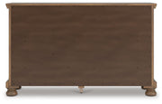 Feddinger California King Panel Bed with Dresser in Medium Brown - PKG022330