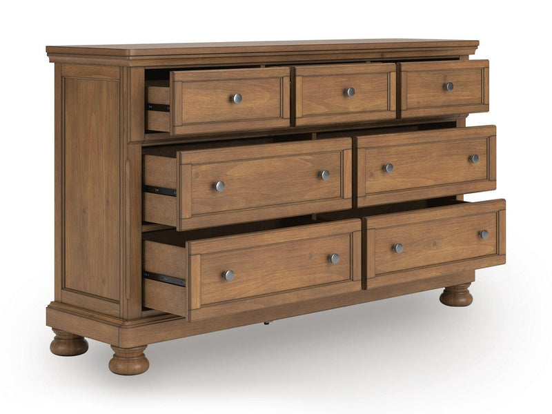 Feddinger California King Panel Storage Bed, Dresser and Nightstand - PCB779B20