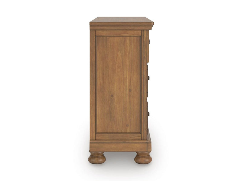 Feddinger California King Panel Storage Bed, Dresser and Nightstand - PCB779B20