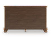Feddinger California King Panel Storage Bed, Dresser and Nightstand - PCB779B20