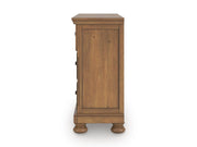Feddinger California King Panel Storage Bed, Dresser and Nightstand - PCB779B20