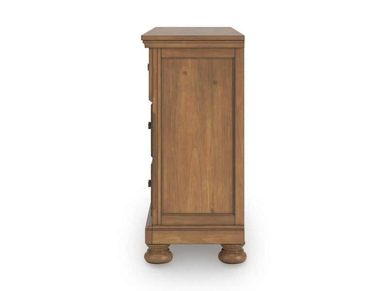 Feddinger California King Panel Storage Bed, Dresser and Nightstand - PCB779B20