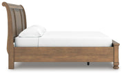 Feddinger California King Storage Sleigh Bed with Dresser in Medium Brown - PKG022346