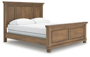 Feddinger Medium Brown California King Panel Bed - PCB779B7
