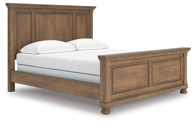 Feddinger Medium Brown California King Panel Bed - PCB779B7