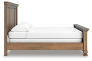 Feddinger Medium Brown California King Panel Bed - PCB779B7