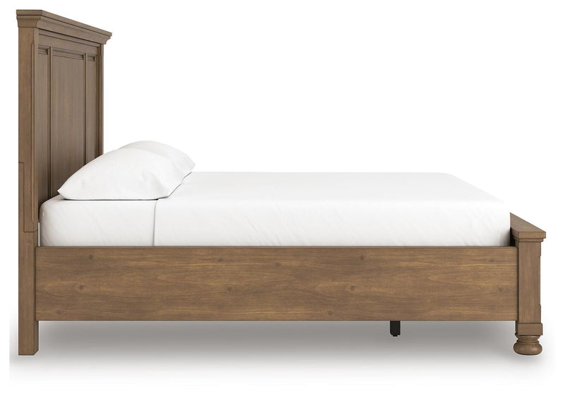 Feddinger Medium Brown California King Panel Storage Bed - PCB779B13