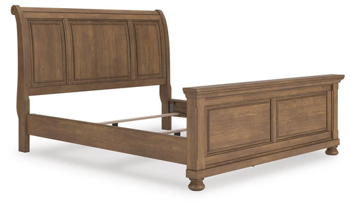 Feddinger Medium Brown California King Sleigh Bed - PCB779B16